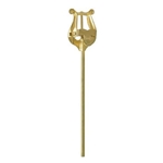 American Plating 500LG 6" Straight Lyre, Low Brass
