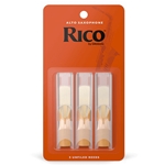 D'ADDARIO Rico Alto Sax Reeds, Strength 2.5, 3-pack