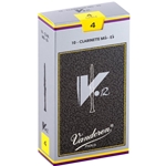 VANDOREN V-12 Eb Clarinet Reeds, 4.0 Strength, 10-Pack