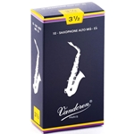 VANDOREN Traditional Alto Saxophone Reeds, 3.5 Strength, 10-Pack