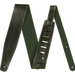 FENDER Broken-In Leather Strap - Green - 2.5"