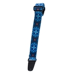 HENRY HELLER 2'' Artist Series Sublimation Strap, Blue Kaleidoscope