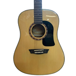 WASHBURN Dreadnought Acoustic Nat with Case