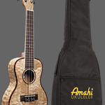 AMAHI Quilted Ash Concert Ukulele