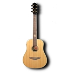 Tagima 7/8 size acoustic guitar Black Walnut back and sides, natural gloss finish