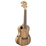 Amahi Classic Spalted Maple Concert w/Offset & Side Soundhole