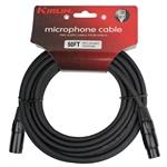 KIRLIN MPC-270PB XLR Microphone Cable, 20AWG, 50 ft., XLRM-XLRF
