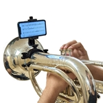 A Gripophone Low Brass XL Smartphone Lyre