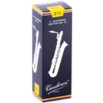 VANDOREN Traditional Baritone Saxophone Reeds, 3.5 Strength, 5-Pack