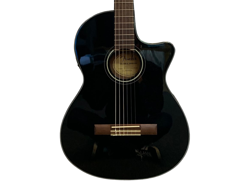 ギター FENDER CN-140SCE Nylon Thinline Black Fender CN-140SCE Nylon Thinline Classical Guitar Black w
