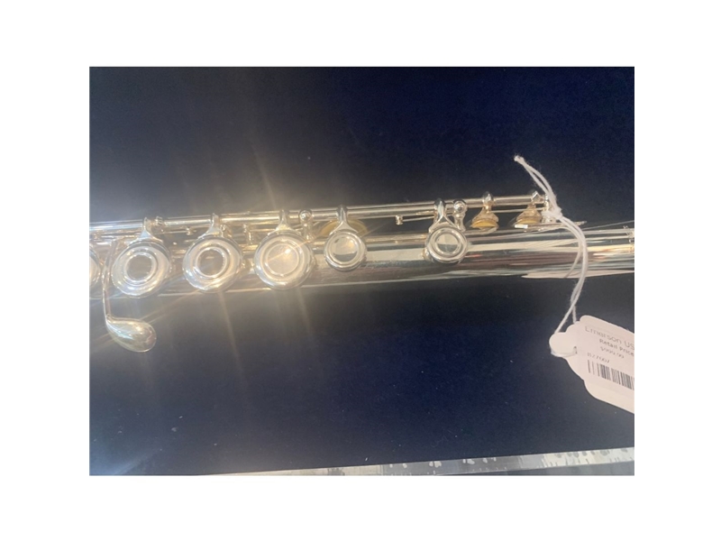 Jim's Music - Emerson USA Silver Open Hole Flute w B Foot