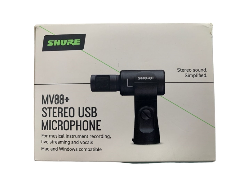 SHURE シュア MV88+ Amazon | SHURE シュア MV88+ステレオ USB マイクロホン