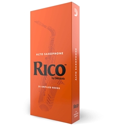 D'ADDARIO Rico Alto Sax Reeds, Strength 2.5, 25-pack