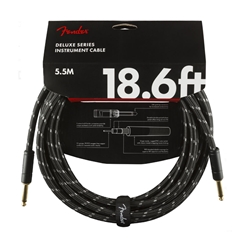 DELUXE 18.6' Instrument Cable - Black Tweed