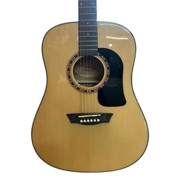 WASHBURN Dreadnought Acoustic Nat with Case