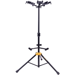 HERCULES Auto Grip System Triple Guitar Stand