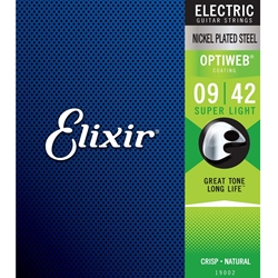 Elixir OPTIWEB Electric Strings Super Light 09-42