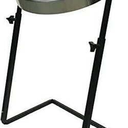 Panyard Jumbie Jam Steel Drum Kit - Metal Z-Floor Stand - Chrome Pan