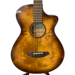 Breedlove Pursuit Exotic S Concerto Amber Bass CE Myrtlewood