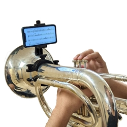 A Gripophone Low Brass XL Smartphone Lyre