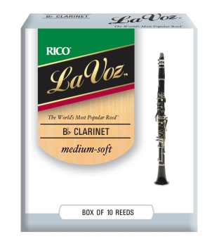 LAVOZ Bb Clarinet Medium Soft - 10 Pack